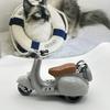 Celebrity-Inspired Hamster Stunt Motorcycle: Electric Tricycle Toy with Rotating Dazzling Skills