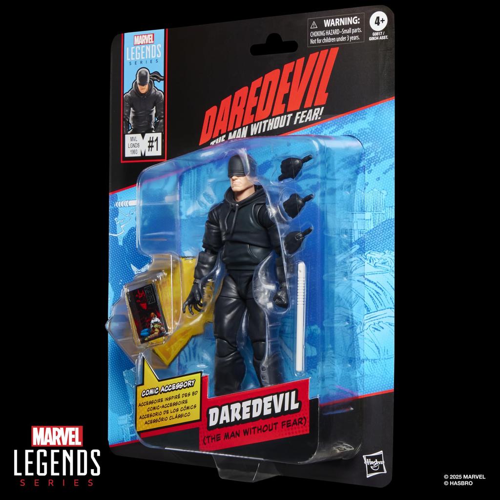 Hasbro Marvel Legends Series Daredevil "Man Without Fear" Collectible 15cm Action Figure Toy G0817 Authentic