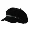Fashionable Retro Newsboy Hats Suede Octagonal Hat Classic Design Japanese-Style Cap  Daily Travel