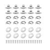 10Sets Marine Grade Twist Lock Fasteners Turn Button Eyelet,for Canvas Marine Boats Sailboats RVs Fastener Turn ButtonsJAS