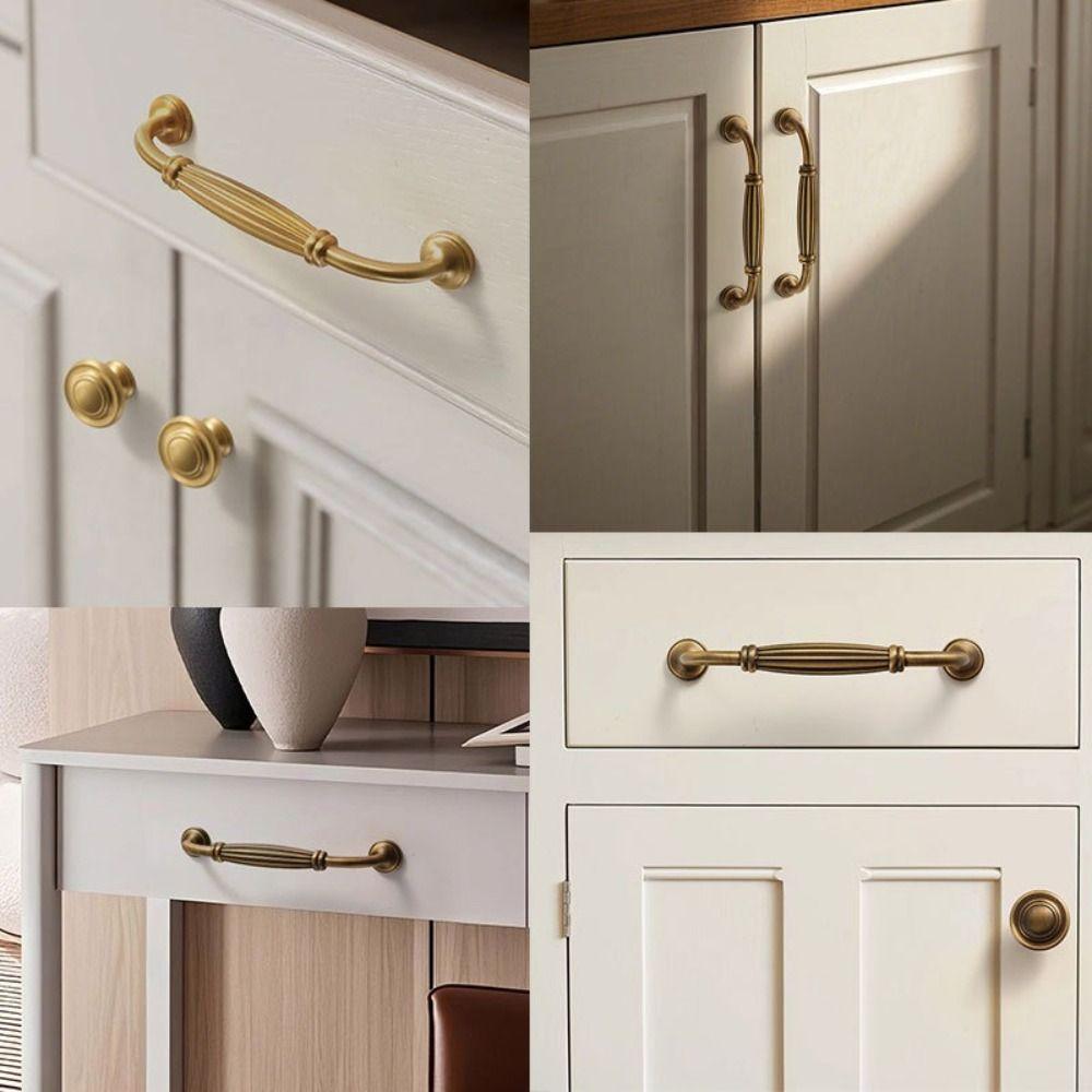 American Vintage Drawer Pulls Nordic Style Long Handles Vintage Furniture Handles Kitchen Cabinet