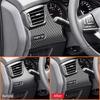 For Nissan X-TRAIL 2014-2018 Carbon Fiber Car Headlight Buttons Head Lamp Panel Trim Cover Decoration Sticker Interior Parts