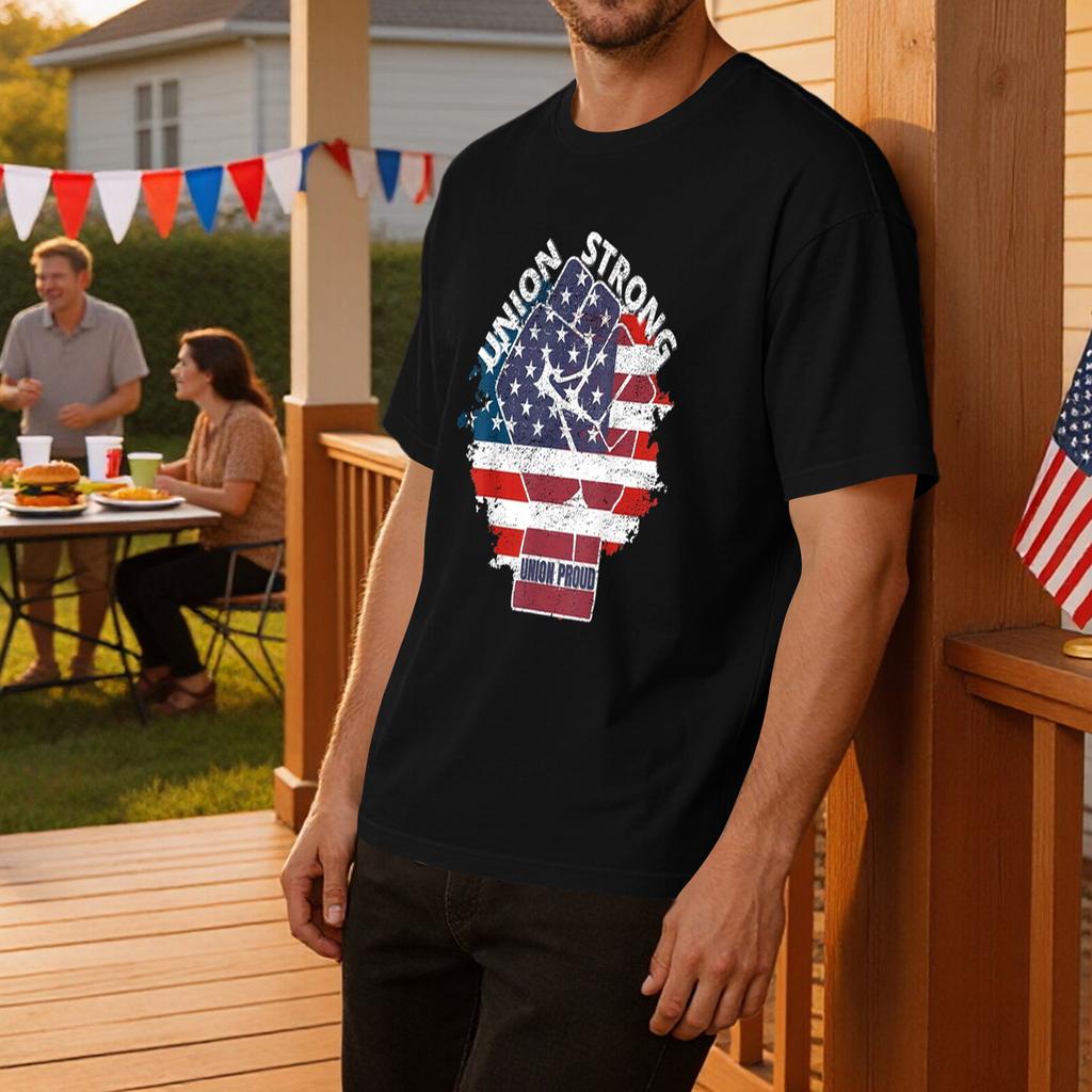 Men's Independence Day Graphic T Shirt Casual Athletic Short Sleeve Crew Neck Lightweight Breathable Fabric Summer Tee