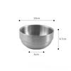 10cm/12cm/14cm Stainless Steel Fruit Salad Bowls Soup Rice Noodle Ramen Bowl Multifunctional Spice Bowl Food Mixing Container