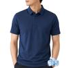 [Kayiyasu] Men's Short-Sleeve Polo Shirt, Cooling Touch, Sweat-Wicking, Quick-Drying, Stretch, Golf Wear, Breathable, Dry, Sportswear, Summer, Plus