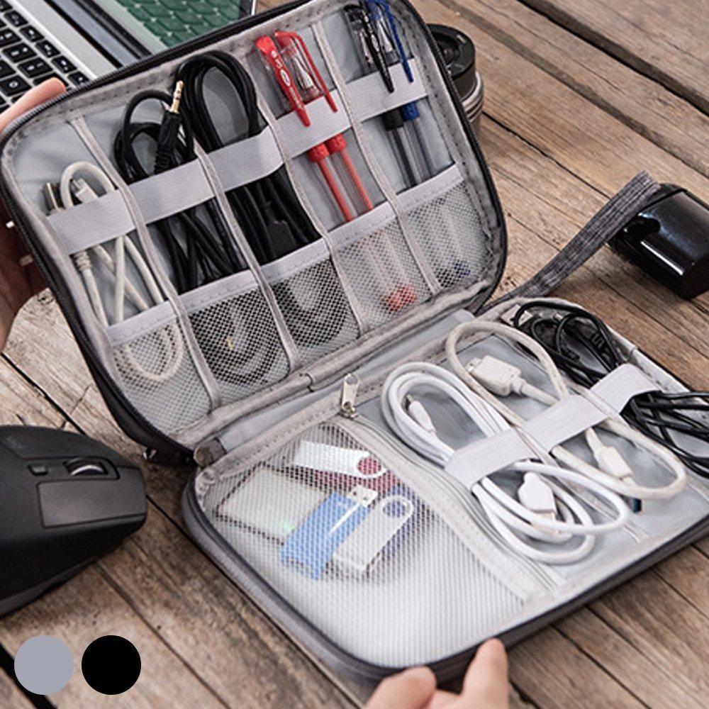 

Various cable accessory storage pouches black