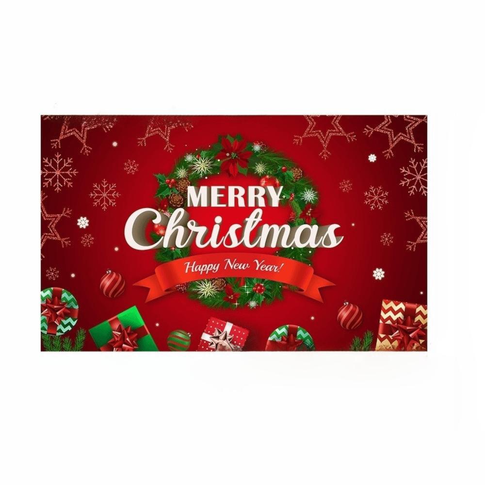 Happy New Year Theme Christmas Background Banner Cloth Christmas Decorations Photography Props