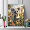 Koala on grassland Pattern  3pcs 100% Round Full Drill 5D DIY Diamond Painting Embroidery Cross Stitch Rhinestone Décor