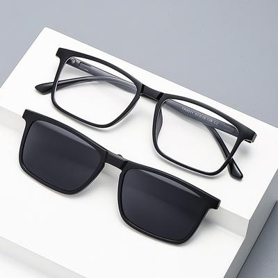 6 In 1 Sunglasses For Cycling -  Sunglasses Sports Vintage Magnetic Clip-On Spectacle Frames Trendy Sunglasses Set