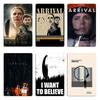 Denis Villeneuves Arrival Retro Arrival Movie Metal Plaque Create Club Plaques Mural Tin Sign Posters
