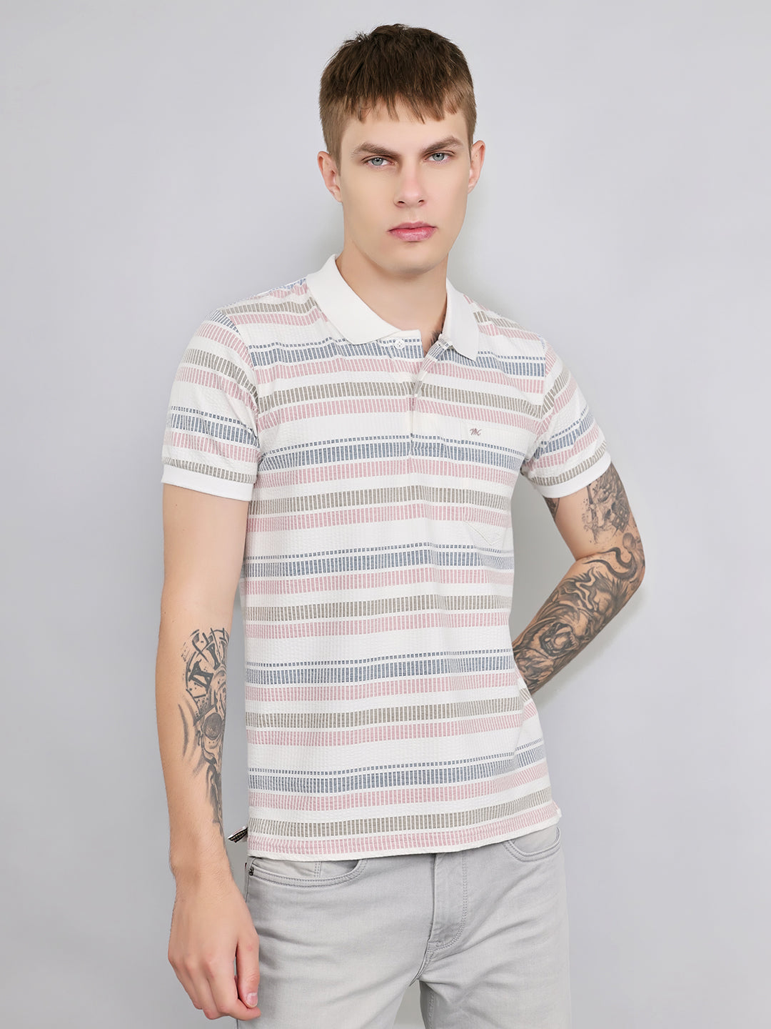 Monte Carlo Men Regular Fit Off White Tshirt M покинуть белый