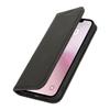 For iPhone 16e Case PU Leather Calf Textured Magnetic Closing Smart Phone Cover