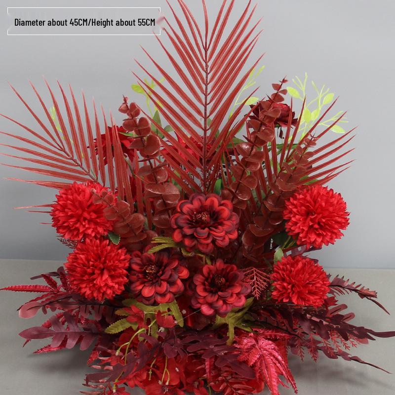 Artificial Wedding Aisle Flowers: Hotel Table Arrangements & Decorative Flower Balls for Stage and Welcome Area