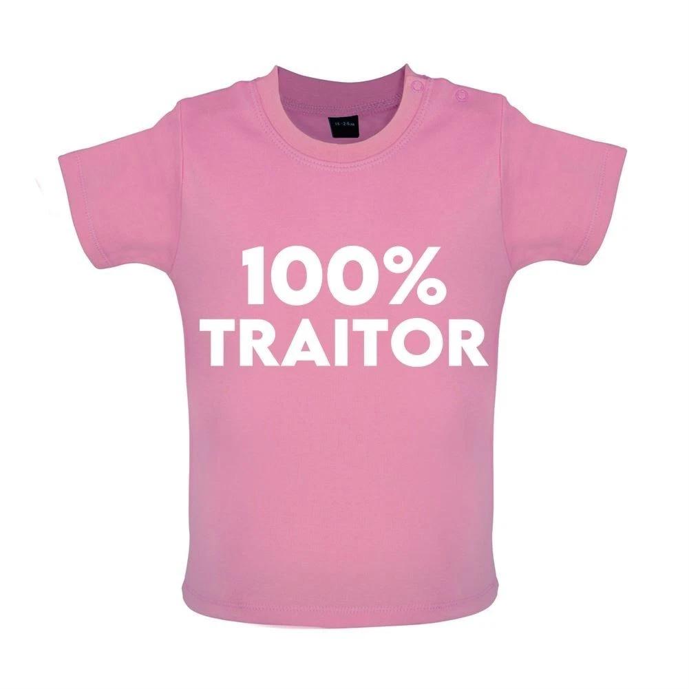 

100% Traitor - Kids Baby Kids Boys Girls Unisex T-Shirt / Bodysuit - TV Show Funny Claudia Slogan Game 130