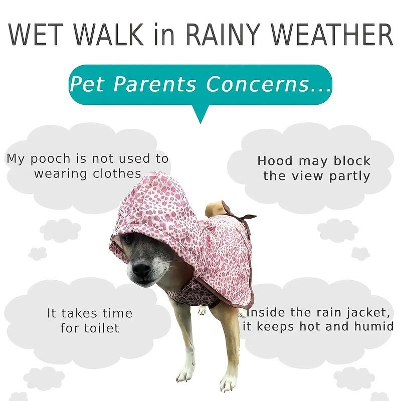 5pcs Transparent Umbrellas Leash for Small Dogs Pet Products Umbrella for Essential Accessory for Rainy Days Dog Walking