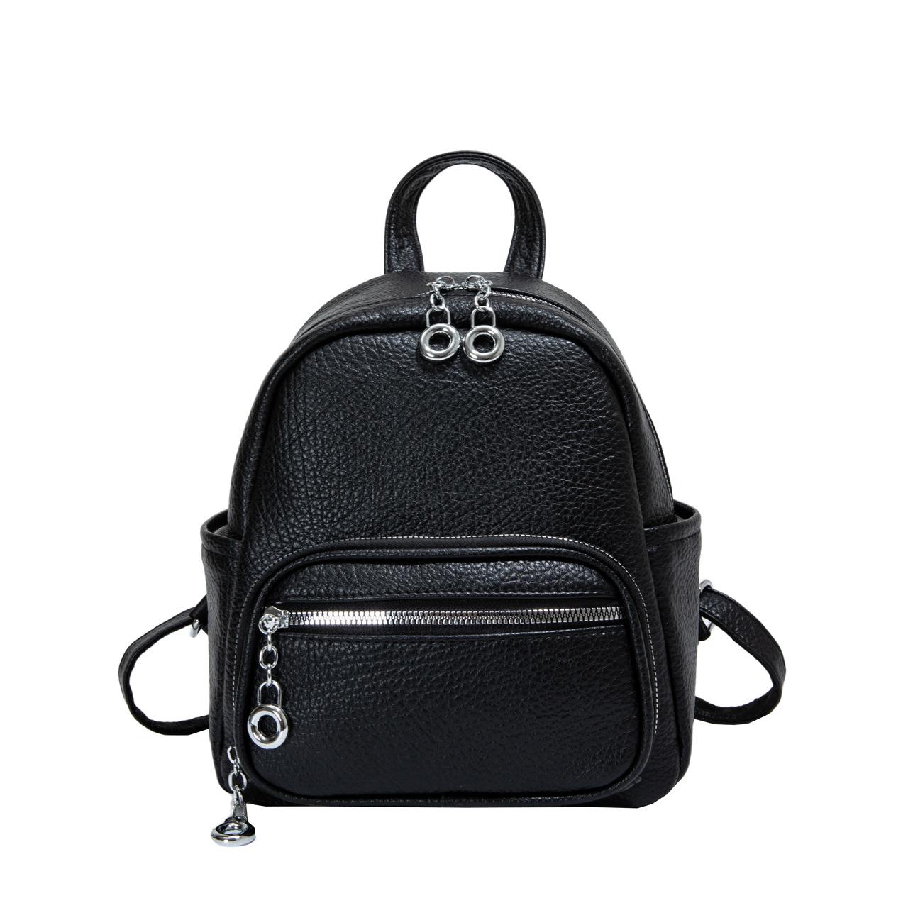 

Новая дорожная универсальная сумка женский модный рюкзак чёрный