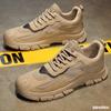 Men's Spring New Mesh Thick-soled Light and Breathable Fashion Breathable Labor Insurance Shoes Wear-resistant Men's Shoes