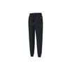 Solid Color Drawstring Cuffed Sports Pants Women Bottoms Deep-Black A11W311605F-BK
