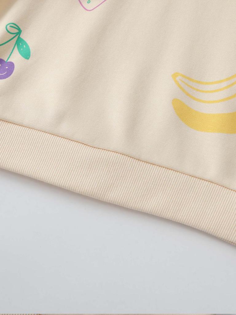 Autumn European & American Style Children's Cartoon Sweatshirt: Round Neck, Long-Sleeved Pullover for Kids