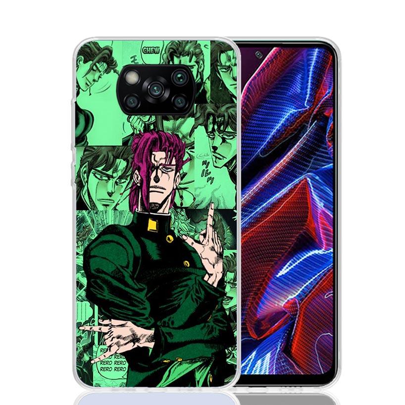 JoJo Bizarre Adventure Anime Case Phone Cover for Xiaomi Redmi Note 10 9 9S 8 8T 7 5 Pro Mi 12T 11T 10T 9T 12 11 Lite A3 A2 Tren