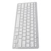 Ultra Thin Keyboard BT Wireless Splashing Proof Bilingual Language Keypad for PC Computer Silver Arabic