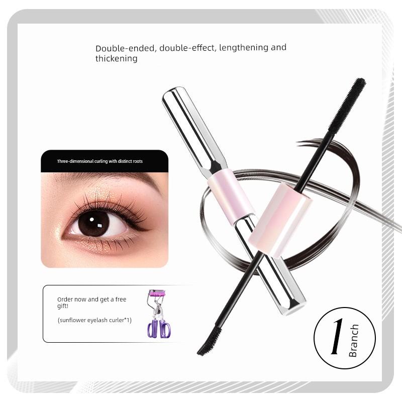 Mascara Waterproof, Lengthening, Curling, Non-Smudging, Long-Lasting, Styling, Fine Brush, Official Genuine Product 2883