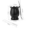 230ML 304Stainless Steel Mate Tea Cup Tea Cup Set for Argentina Insulated Straw Cup Insulated Simple Gourd