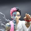 Demon Slayer Upper Moon 3 Akaza Statue - Twelve Kizuki Death Confession Scene Collectible Figure (Half-Human Demon Display Model