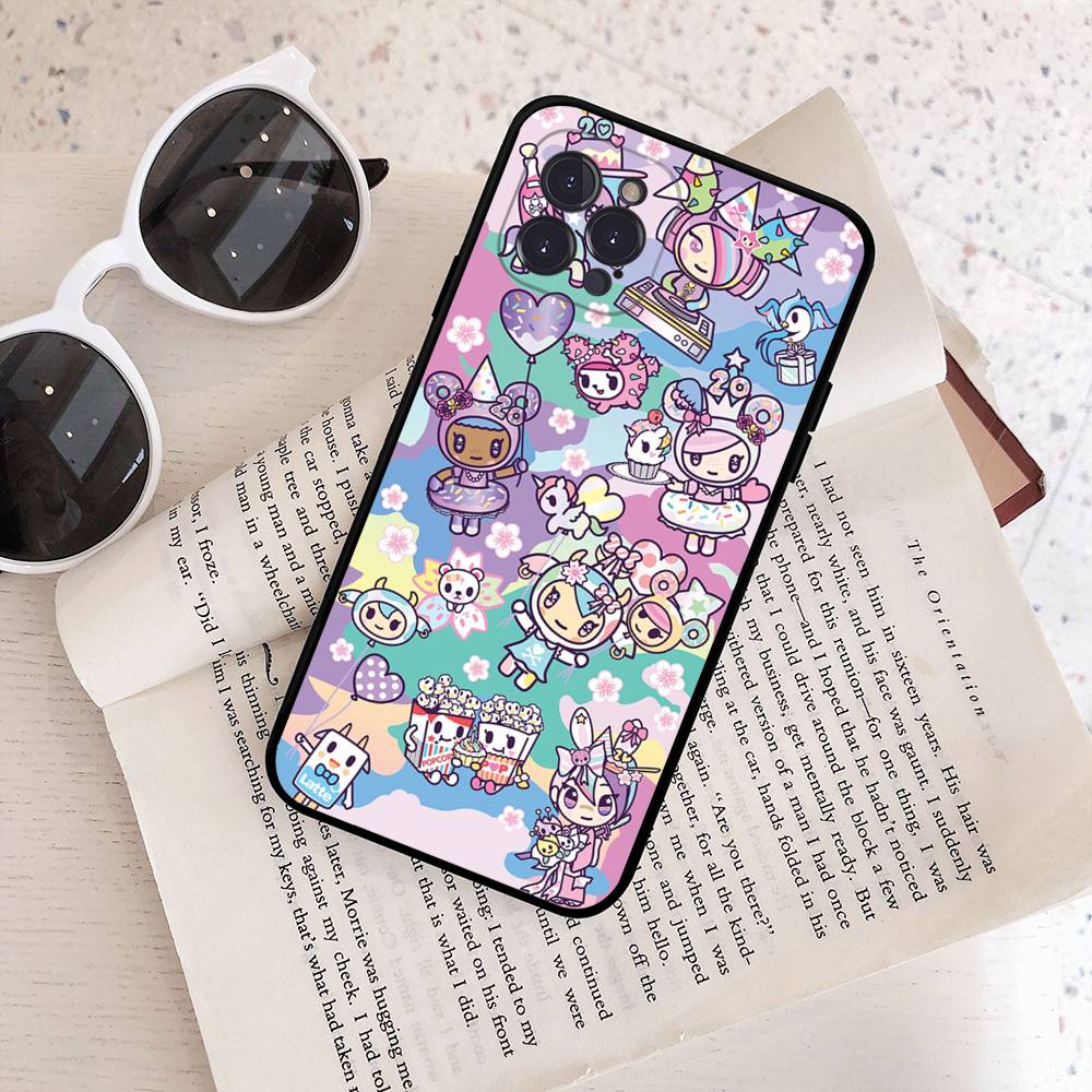 

Japan Tokidoki For IPhone 17 16 15 14 13 12 11 Pro Max 13 17Air Shockproof Soft Phone Cases Coque iPhone 15