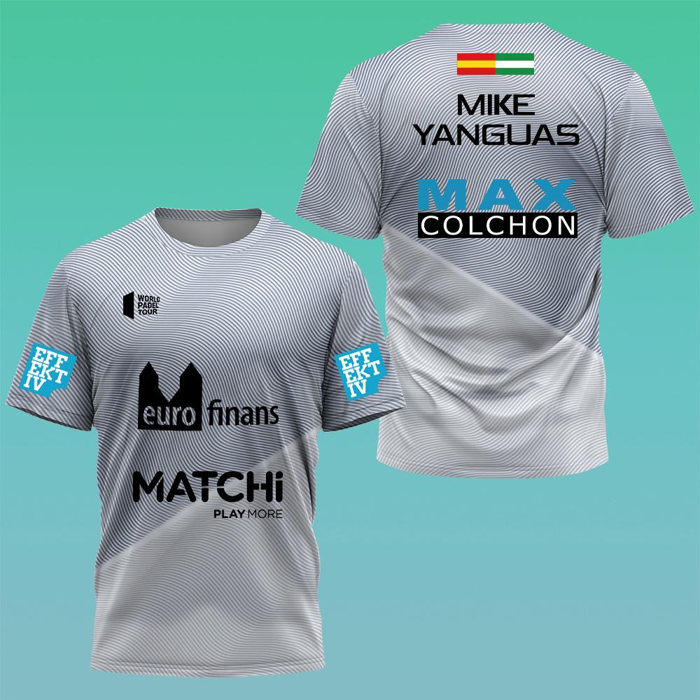 

Men s Tennis and Badminton 3D Printed T-shirt Summer Outdoor Micro Elastic Breathable Sportswear Casual Fashion Comfortable Short Sleeve Clothing M