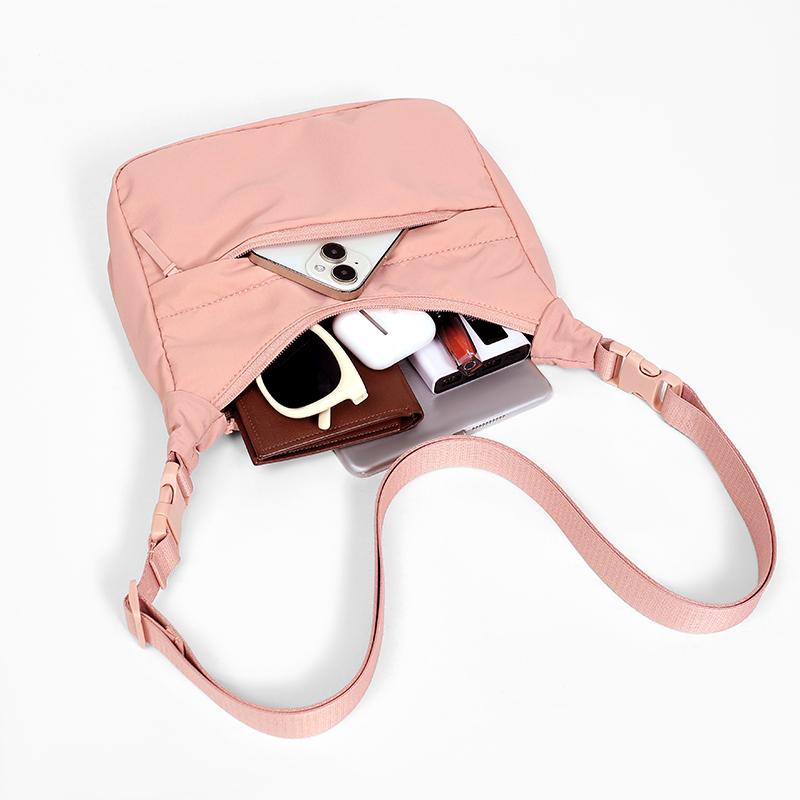 Unisex Shoulder Bag Travel Crossbody Bag Water-Repellent Lightweight Nylon Bag