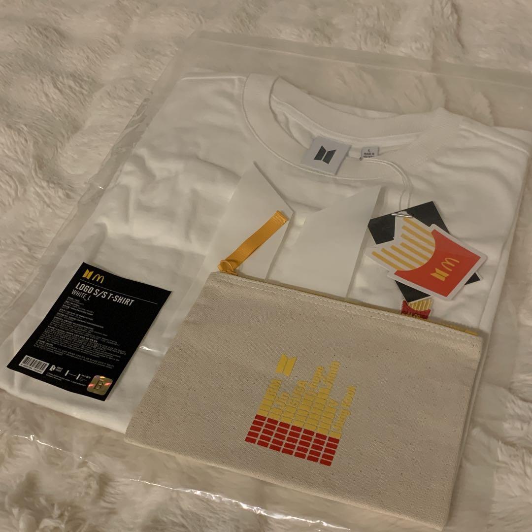 

[Б/У] Футболка коллаборации BTS и McDonald s (Размер L) с чехлом