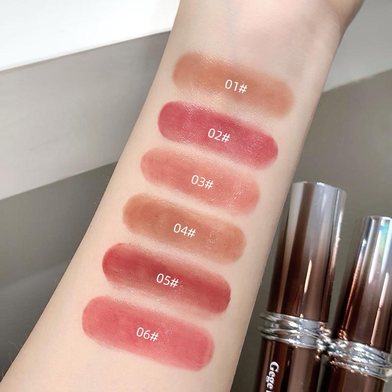 Gege Bär Lippenstift: Spiegelglanz, Feuchtigkeitsspendende Essenz, Reduziert Lippenfältchen, Aufhellende Lippen, Perfekt für Partys & Studenten
