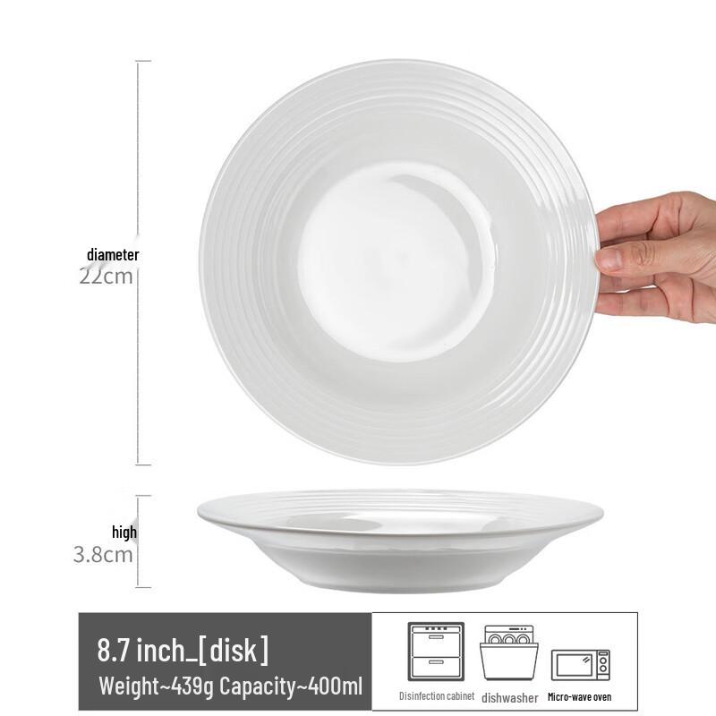 Linpan Retro Ceramic Dinner Plates