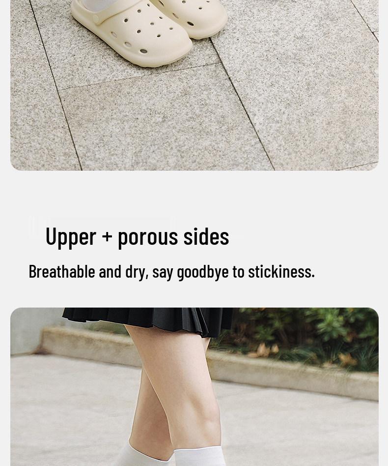 Puxi Xiaokui Yangdong Women's High-Style Summer Closed-Toe Non-slip Beach Clogs and Men's Flat Sandals.