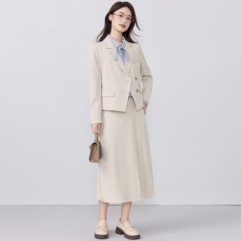 Women's Professional Blazer and Skirt Set