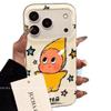 Cute Star Character Silicone Phone Case With Magnetic Snap-on Cap IPhone 16 17 Pro Max 15 Series Anti-Drop Full Coverage
