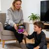 Cubo Fidget Sensoriale Morbido Anti-Stress, Palla Elastica Riempita di Gel per Bambini e Adulti – Rilascio Lento, Palla Morbida Ghiaccio/Zucchero, Sollievo dall'Ansia per Autismo, Regalo