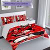 3pcs Custom Name Pucca Bedding Set,Includes 1 Duvet Cover and 2 Pillowcases,All-season Bedroom Decor