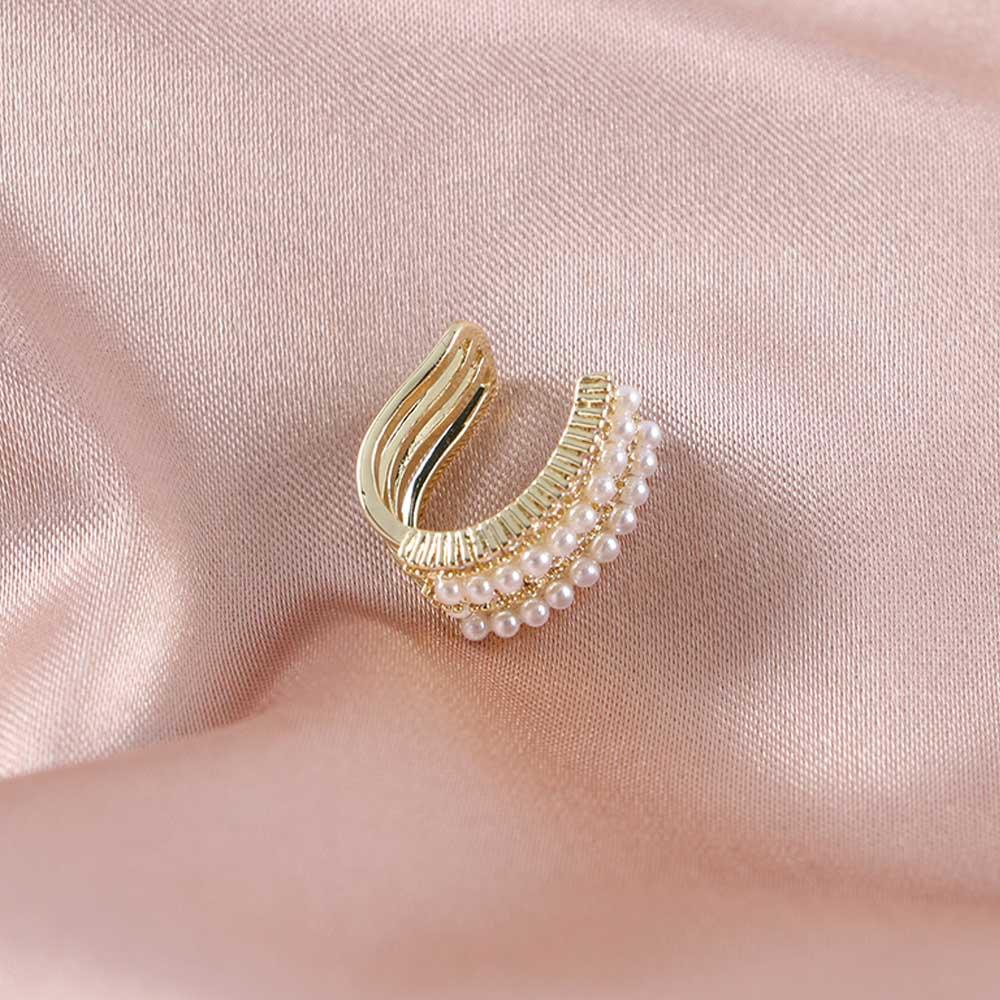 Piercing Jewelry Gifts Cartilage Clip Earrings Pearls Ear Clips Ear Cuff Korean Earrings for Women
