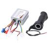 Regolatore di velocità a spazzole 36V 500W con set manopola acceleratore per bicicletta elettrica, scooter, tricicli