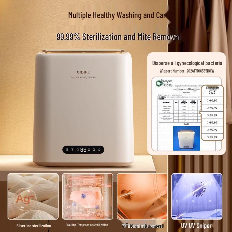 OIDIRE Compact Automatic Sock Washer & Dryer
