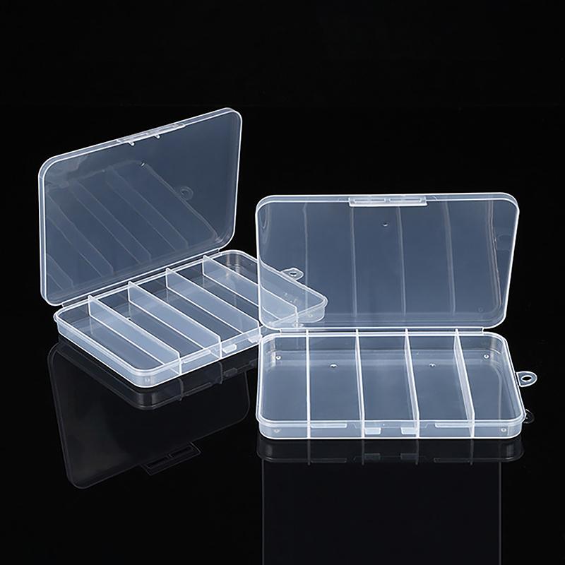 Transparent Fruit Fork Storage Box Organizer Plastic Storage Case Adjustable Container For Kids Fruit Fork Organizer Display Box
