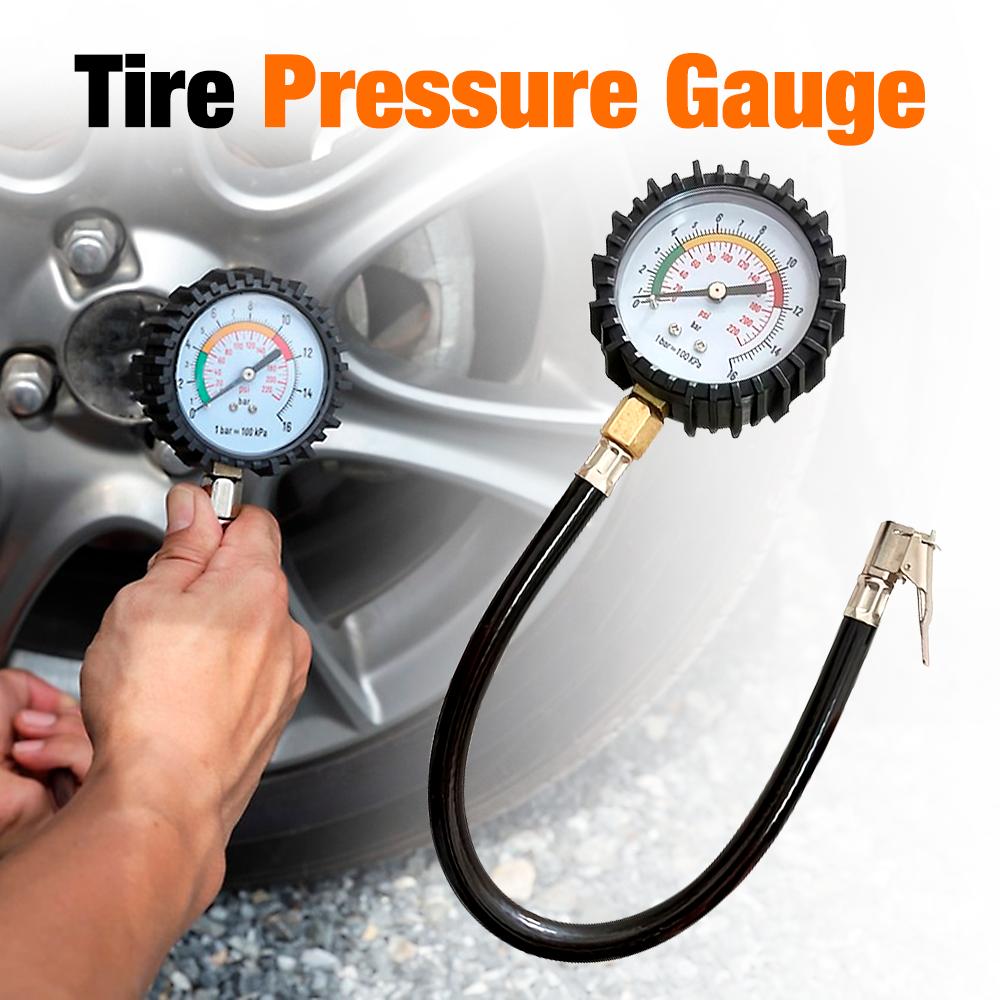 1PC Tire Air Pressure Monitoring Accurate Air Tire Pressure Gauge Zinc Alloy Material Fit For Various Types Of Vehicles TiresTire Pressure Monitoring