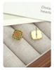 Chinese Knot Retro Enamel Stud Earrings: Elegant Lightweight National Style for Women