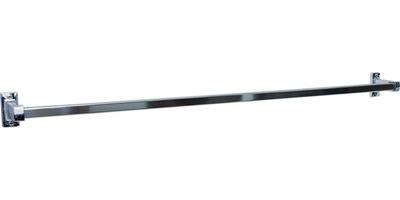 Takubo Industries Deluxe Towel Bar, Square, Stainless Steel, Total Length 75.7cm, ZT-75