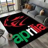 2025  Aprilia Racing Car Logo Motorcycle Carpet Rug for Bedroom Living Room Home Sofa Decoration,kids Play Decor Floor Mat Gift