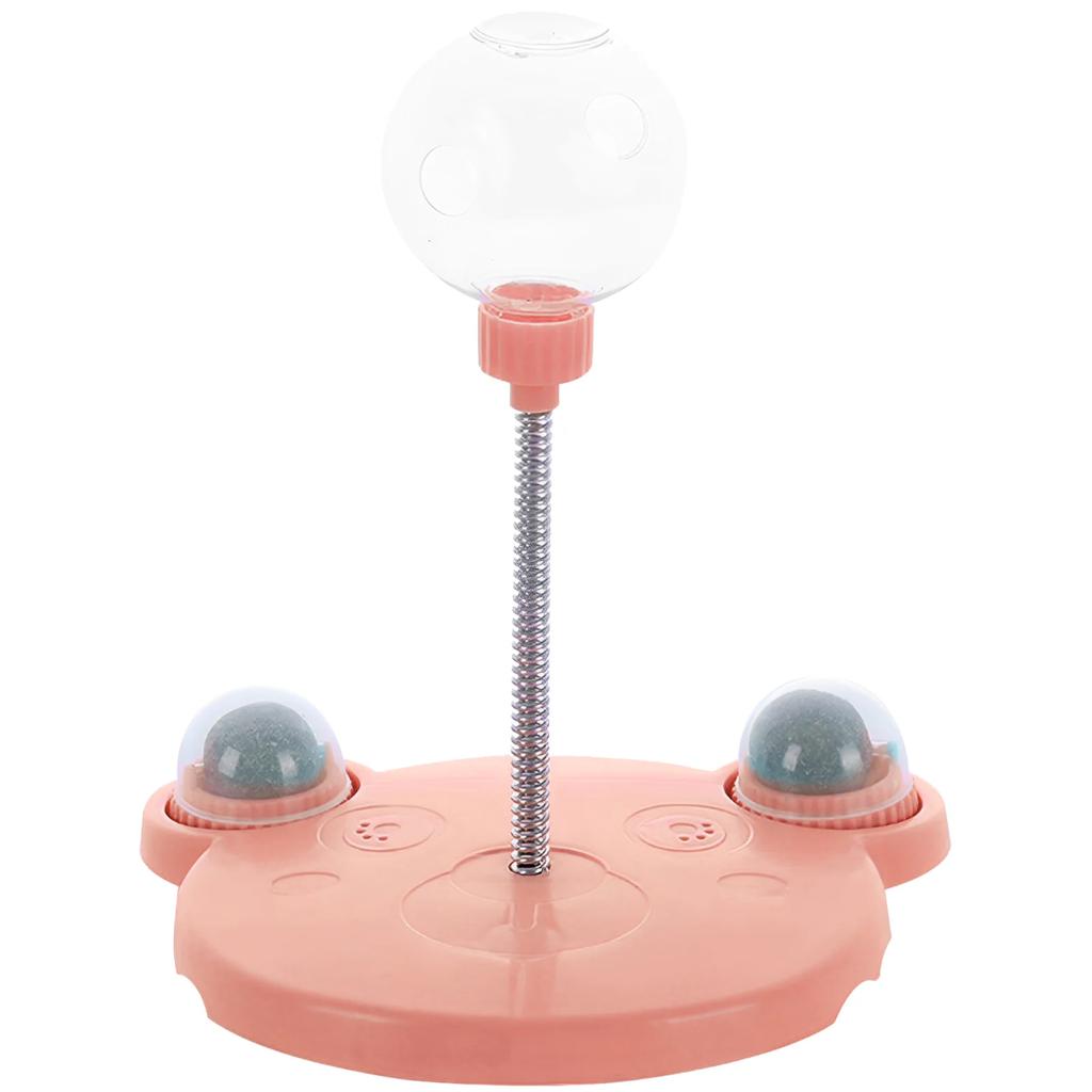 New Cat Leakage Ball Toy Safe Interactive Cat Treat Dispenser Sturdy Help Feeding Ball Pet Feeder Toy for Your Home