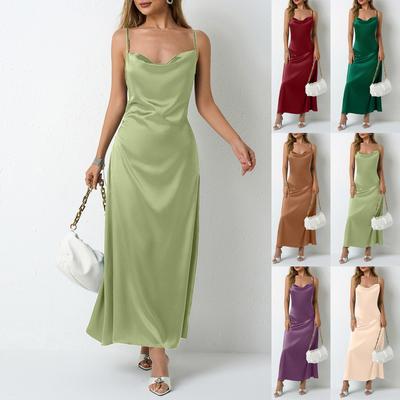 Women's Summer Casual   Dress Tiered Sleeveless Sundresses Beach Vacation Outfits