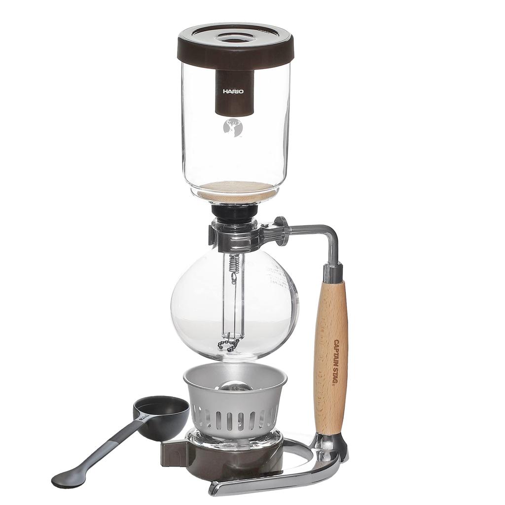 CAPTAIN STAG HARIO x Captain Stag kaffesifon med papirfilter tremønster laget i Japan UW-3552
